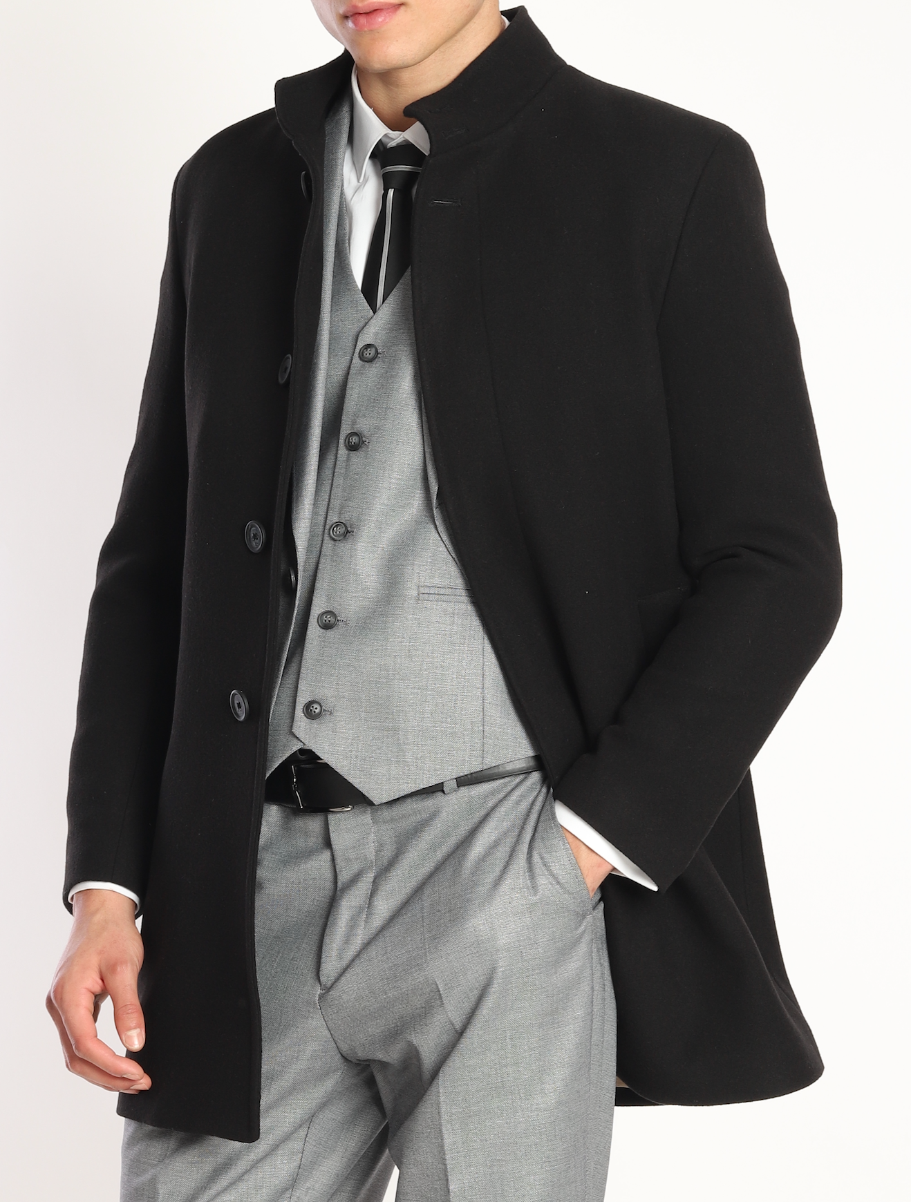 Black Long Overcoats 