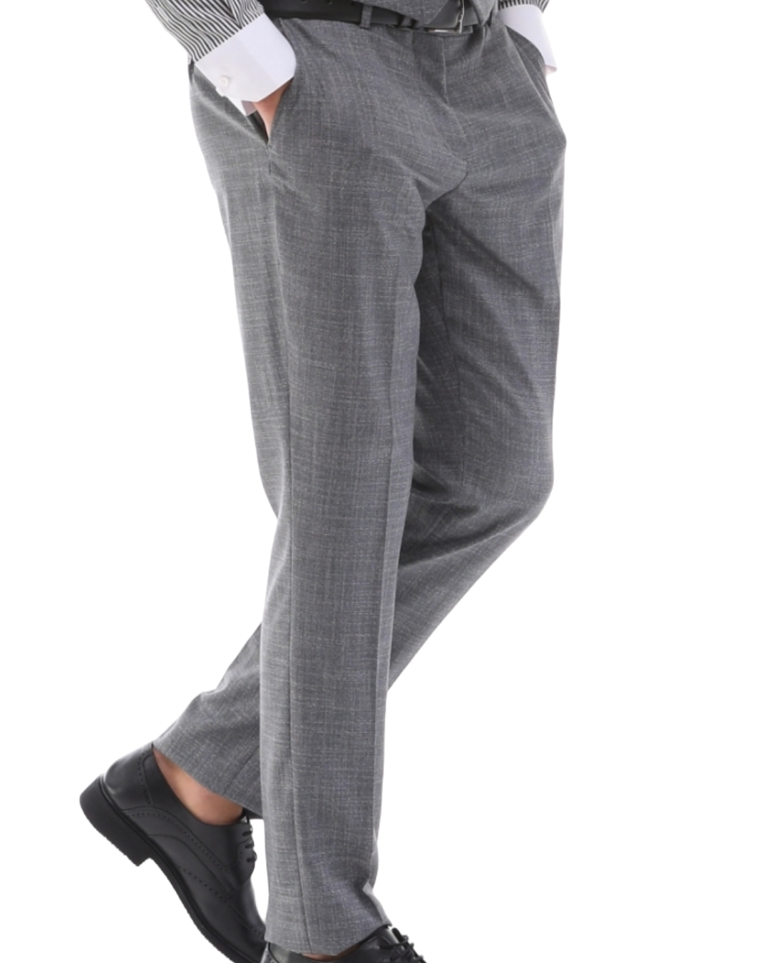 Graue Hose aus hochwertigem Viskosestoff