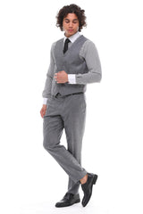 Graue Hose aus hochwertigem Viskosestoff