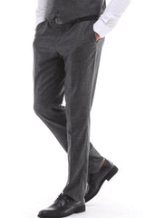 Graue Hose aus hochwertigem Viskosestoff