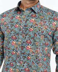 Floral patterned shirt for men 
