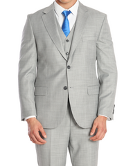 Iconyn-Aristocratic-Royal Blue Plain Dreiteiliger Anzug
