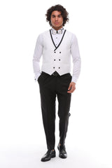 White Tuxedo Suit & Shirt Bundle Offer – Essential Sophistication Groom Set Made Simple