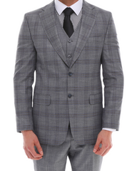 ICONYN GEORGE - Grey Mixed & Matched Three Piece Suit