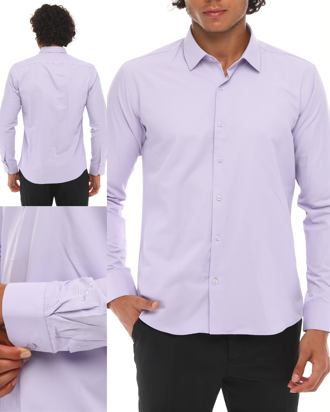 ICONIC LILAC SINGLER - Lilac Single Cuff Shirt