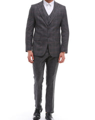 ICONYN HAYES - Grey Mixed & Matched Three Piece Suit