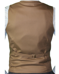 ICONIC BROWN - Brown Single Breasted Waistcoat