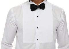 Weiße Smokinghemden mit Manschettenknöpfen für Herren – Dinner- und Hochzeitshemd