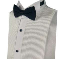 Weiße Smokinghemden mit Manschettenknöpfen für Herren – Dinner- und Hochzeitshemd