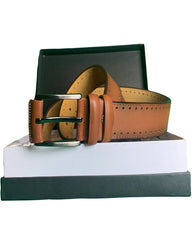 Brown Genuine Leather Handmade Belt
